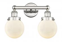 Innovations Lighting 616-2W-PN-G201-6 - Beacon - 2 Light - 15 inch - Polished Nickel - Bath Vanity Light