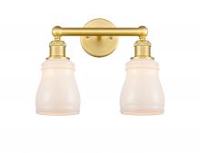  616-2W-SG-G391 - Ellery - 2 Light - 14 inch - Satin Gold - Bath Vanity Light