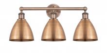 Innovations Lighting 616-3W-AC-MBD-75-AC - Bristol - 3 Light - 26 inch - Antique Copper - Bath Vanity Light