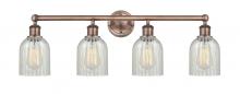 Innovations Lighting 616-4W-AC-G2511 - Caledonia - 4 Light - 32 inch - Antique Copper - Bath Vanity Light