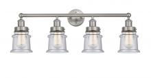 Innovations Lighting 616-4W-SN-G184S - Canton - 4 Light - 32 inch - Brushed Satin Nickel - Bath Vanity Light