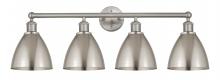  616-4W-SN-MBD-75-SN - Bristol - 4 Light - 35 inch - Brushed Satin Nickel - Bath Vanity Light