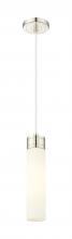 Innovations Lighting 617-1P-PN-G617-11SWH - Boreas - 1 Light - 3 inch - Polished Nickel - Cord Hung - Mini Pendant