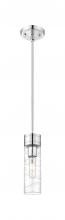 Innovations Lighting 617-1S-PC-G617-8DE - Boreas - 1 Light - 3 inch - Polished Chrome - Stem Hung - Mini Pendant