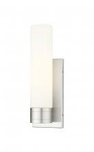 Innovations Lighting 617-1W-SN-G617-11WH - Boreas - 1 Light - 5 inch - Satin Nickel - Sconce