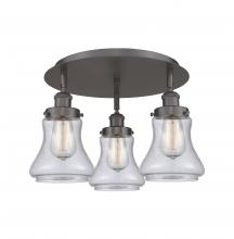 Innovations Lighting 916-3C-OB-G194 - Bellmont - 3 Light - 18 inch - Oil Rubbed Bronze - Flush Mount