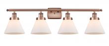 Innovations Lighting 916-4W-AC-G41 - Cone - 4 Light - 38 inch - Antique Copper - Bath Vanity Light