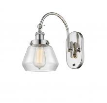  918-1W-PN-G172 - Fulton - 1 Light - 7 inch - Polished Nickel - Sconce