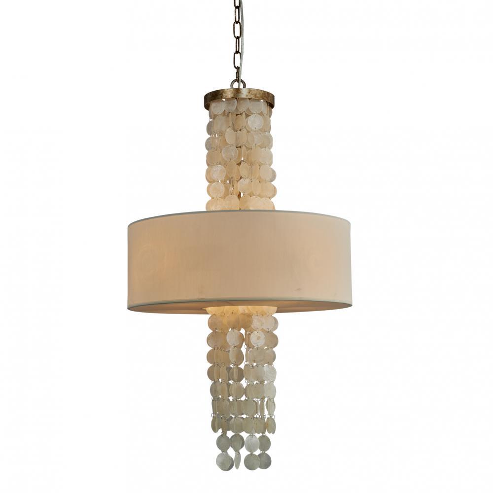 Haloke Chandelier with Round Shell