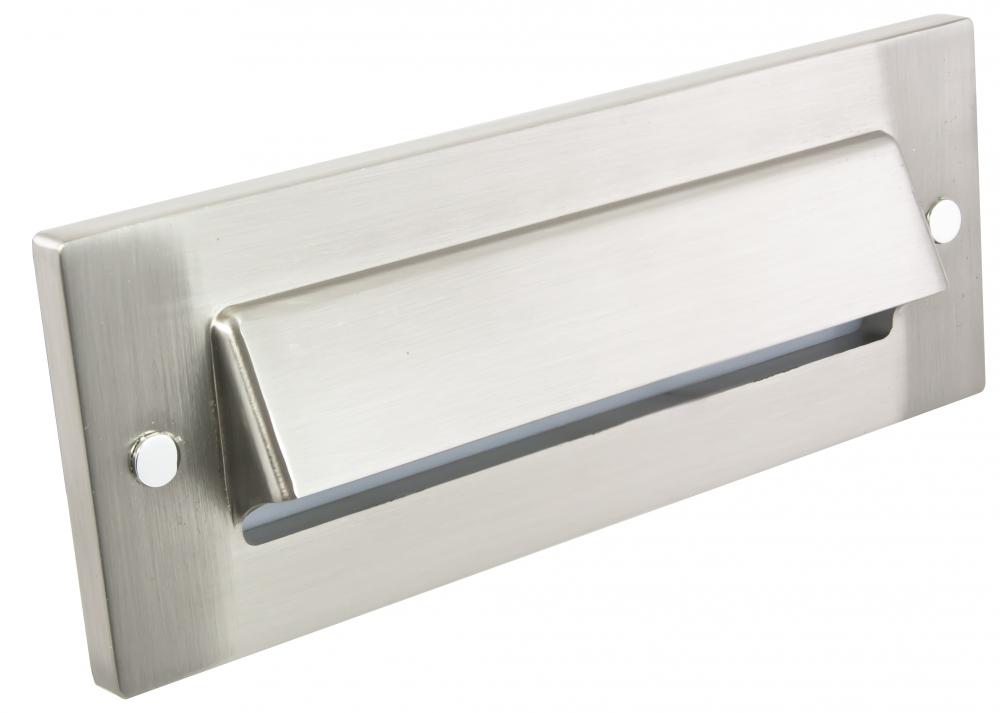 HOODED BRICK LIGHT TRIM, STAINLESS STEEL