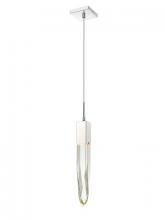 Avenue Lighting HF1901-1-AP-CH-C - The Original Aspen Collection Chrome Single Pendant with Clear Crystal