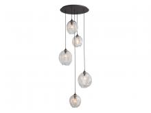 Avenue Lighting HF8145-DBZ-CL - Sonoma Ave. Collection 5 Light Pendant Cluster