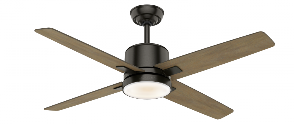 Casablanca 52 inch Axial Noble Bronze Ceiling Fan with LED Light Kit and Wall Control