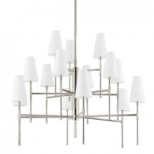 Hudson Valley 3748-PN - 15 LIGHT CHANDELIER