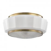 Hudson Valley 3816F-AGB - 3 LIGHT FLUSH MOUNT