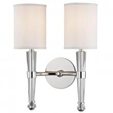 Hudson Valley 4120-PN - 2 LIGHT WALL SCONCE