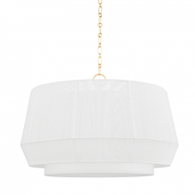 Hudson Valley BKO502-AGB - 4 LIGHT PENDANT