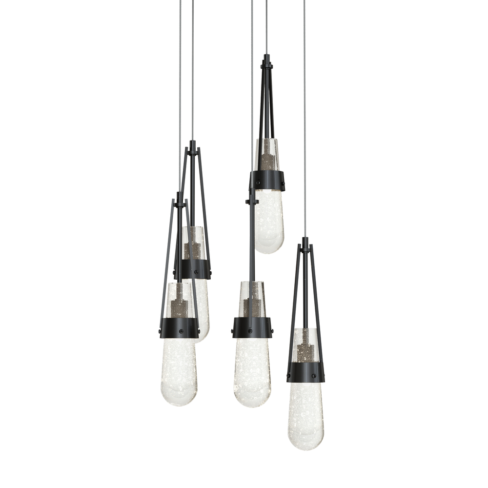 Link 5-Light Blown Glass Pendant