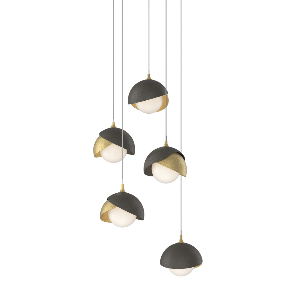 Brooklyn 5-Light Double Shade Pendant