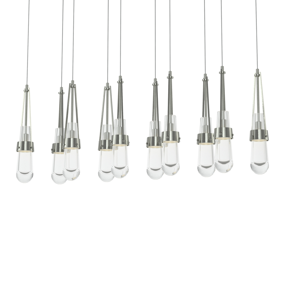 Link 10-Light Clear Glass Pendant