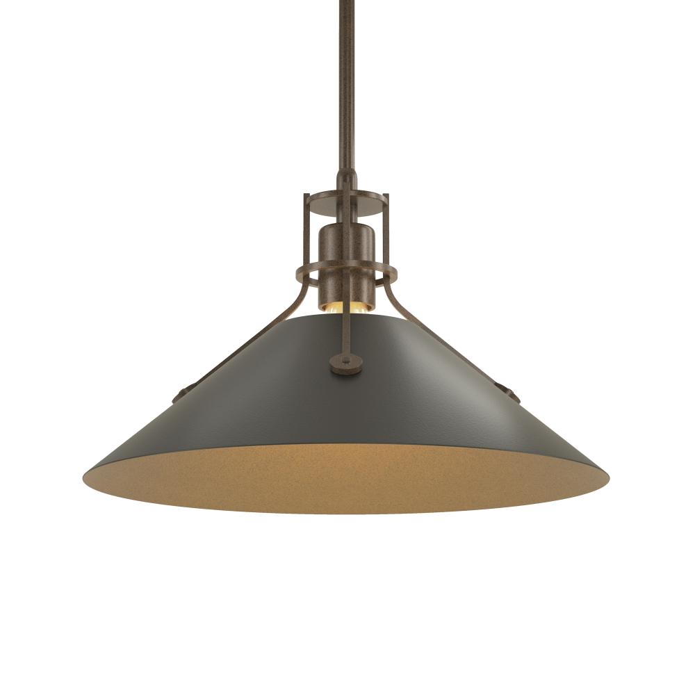 Henry Medium Steel Shade Pendant