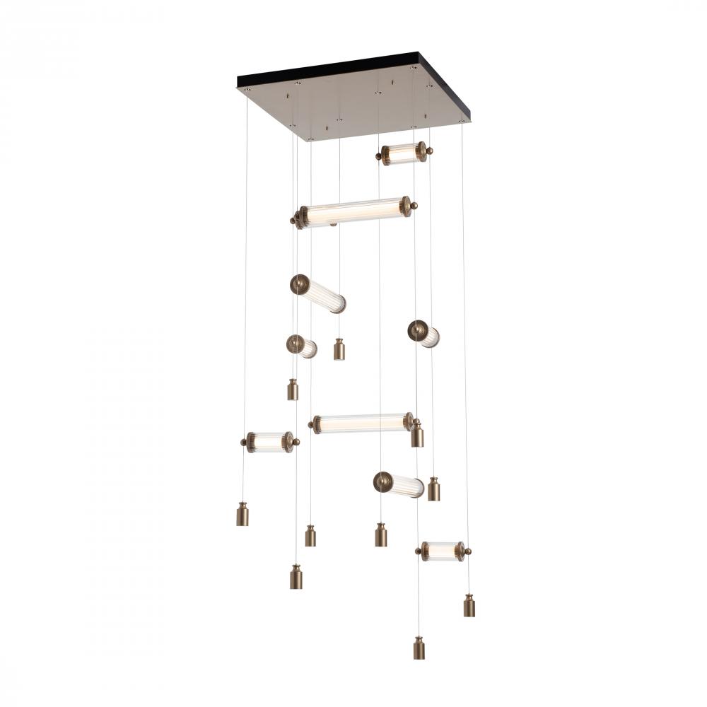 Libra 10-Light Square LED Pendant