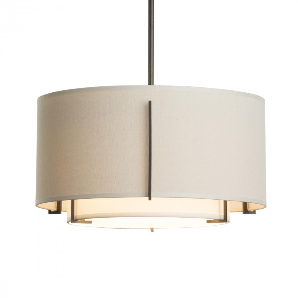 Exos Small Double Shade Pendant