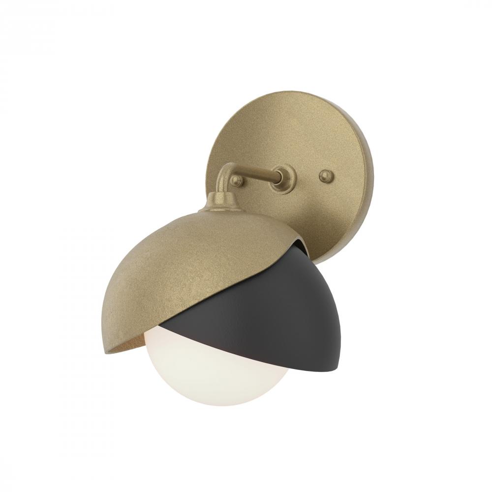 Brooklyn 1-Light Double Shade Bath Sconce