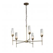  105060-SKT-84-CR - Luma 5 Arm Chandelier