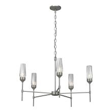  105060-SKT-85-CR - Luma 5 Arm Chandelier