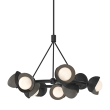 Hubbardton Forge 131068-SKT-MULT-10-07-GG0711 - Brooklyn 9-Light Double Shade Ring Pendant