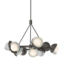 Hubbardton Forge 131068-SKT-MULT-14-82-GG0711 - Brooklyn 9-Light Double Shade Ring Pendant