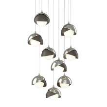 Hubbardton Forge 131105-SKT-LONG-85-07-GG0711 - Brooklyn 9-Light Double Shade Pendant