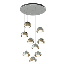 Hubbardton Forge 131105-SKT-STND-82-84-GG0711 - Brooklyn 9-Light Double Shade Pendant