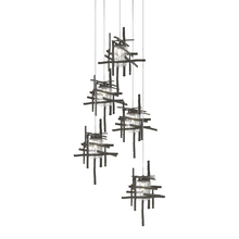 Hubbardton Forge 131126-SKT-LONG-07-II0728 - Tura 5-Light Seeded Glass Pendant