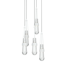 Hubbardton Forge 131127-SKT-LONG-02-ZM0434 - Link 5-Light Clear Glass Pendant