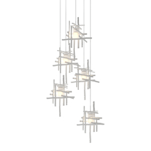  131128-SKT-LONG-02-YC0305 - Tura 5-Light Frosted Glass Pendant