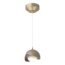 Hubbardton Forge 161183-SKT-STND-84-05-GG0711 - Brooklyn Double Shade Low Voltage Mini Pendant