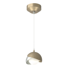 Hubbardton Forge 161183-SKT-STND-84-82-GG0711 - Brooklyn Double Shade Low Voltage Mini Pendant