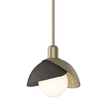 Hubbardton Forge 181183-SKT-MULT-84-14 - Brooklyn Double Shade Mini Pendant