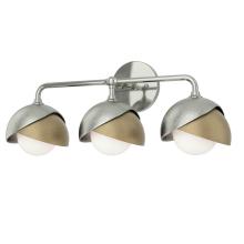 Hubbardton Forge 201375-SKT-85-84-GG0711 - Brooklyn 3-Light Double Shade Bath Sconce