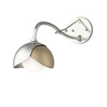 Hubbardton Forge 201377-SKT-85-84-GG0711 - Brooklyn 1-Light Double Shade Long-Arm Sconce