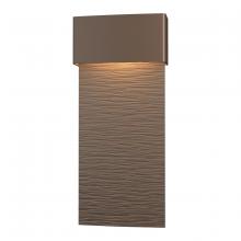 Hubbardton Forge 302632-LED-75-77 - Stratum Large Dark Sky Friendly LED Outdoor Sconce