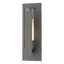  307281-SKT-20-ZU0660 - Vertical Bar Fluted Glass Small Outdoor Sconce