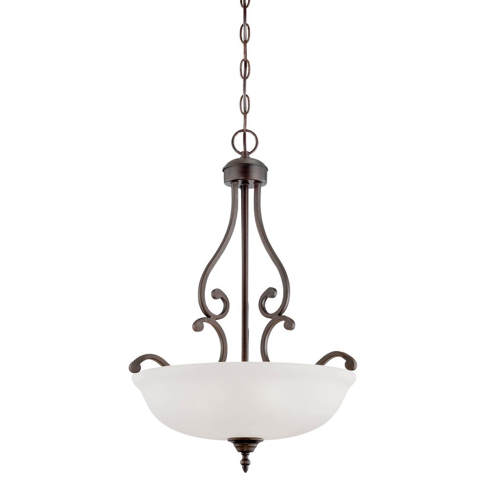 Courtney Lakes 3-Light Pendant light Rubbed Bronze