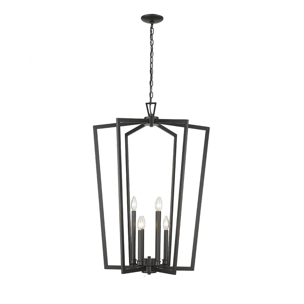 Lizabeth 6-Light Pendant light Matte Black