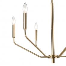 Millennium 8166-MG - Laurell 6-Light Chandelier Ceiling Light Modern Gold