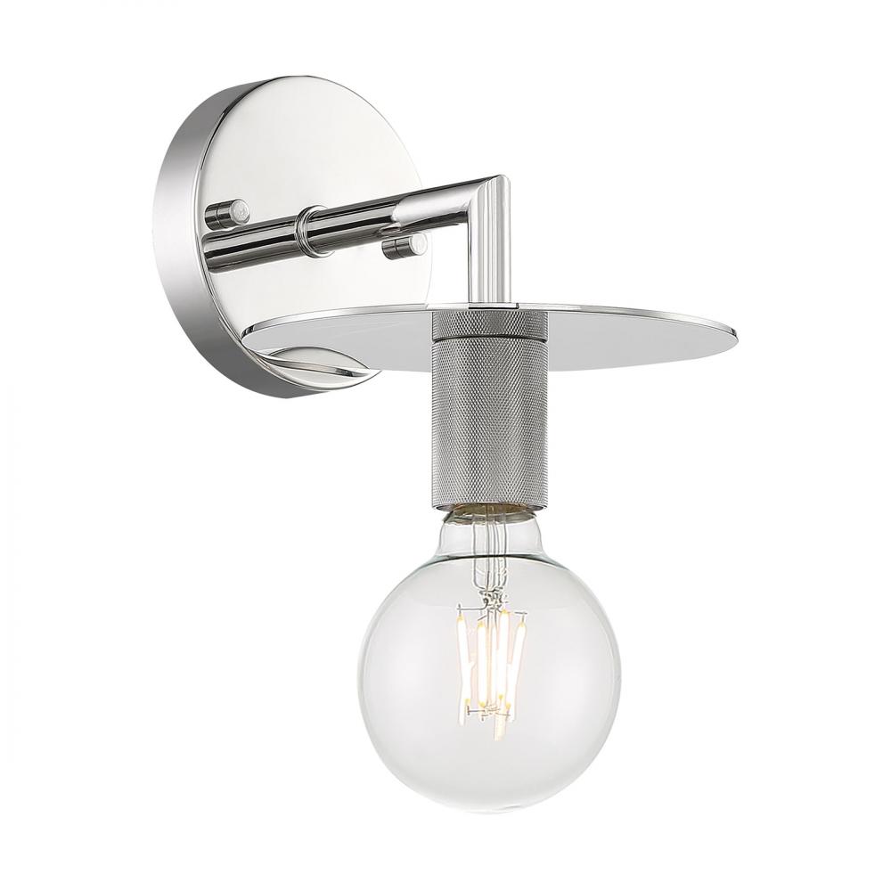 Bizet - 1 Light Sconce with- Polished Nickel Finish