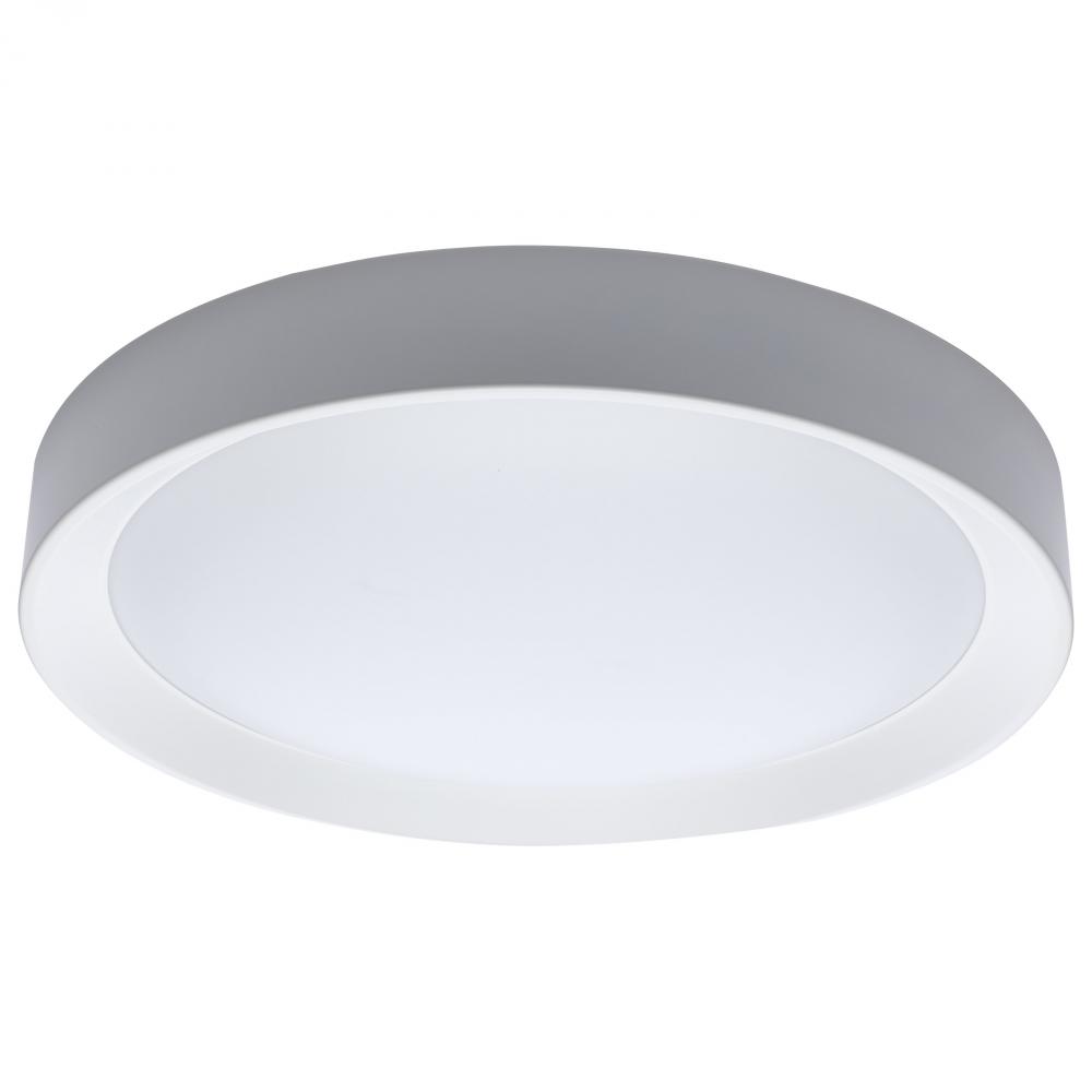 Selene; 17 Inch LED Flush Mount; CCT Selectable; White Finish