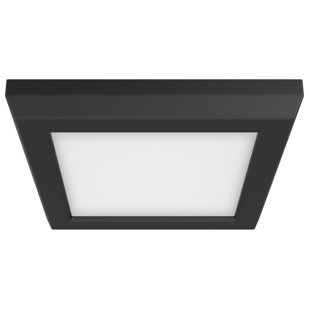 Blink Pro - 9W; 5in; LED Fixture; CCT Selectable; Square Shape; Black Finish; 120V